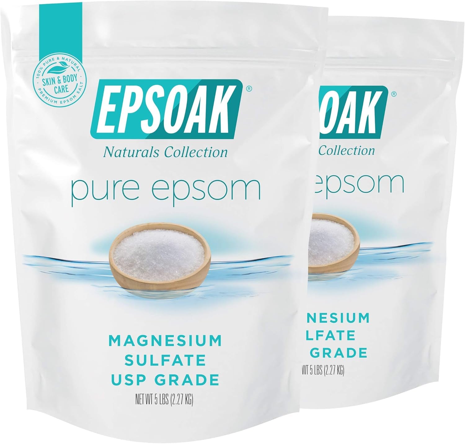 Epsom Salt 10 Lbs. (Qty. 2, 5 Lb. Bags) Magnesium Sulfate USP