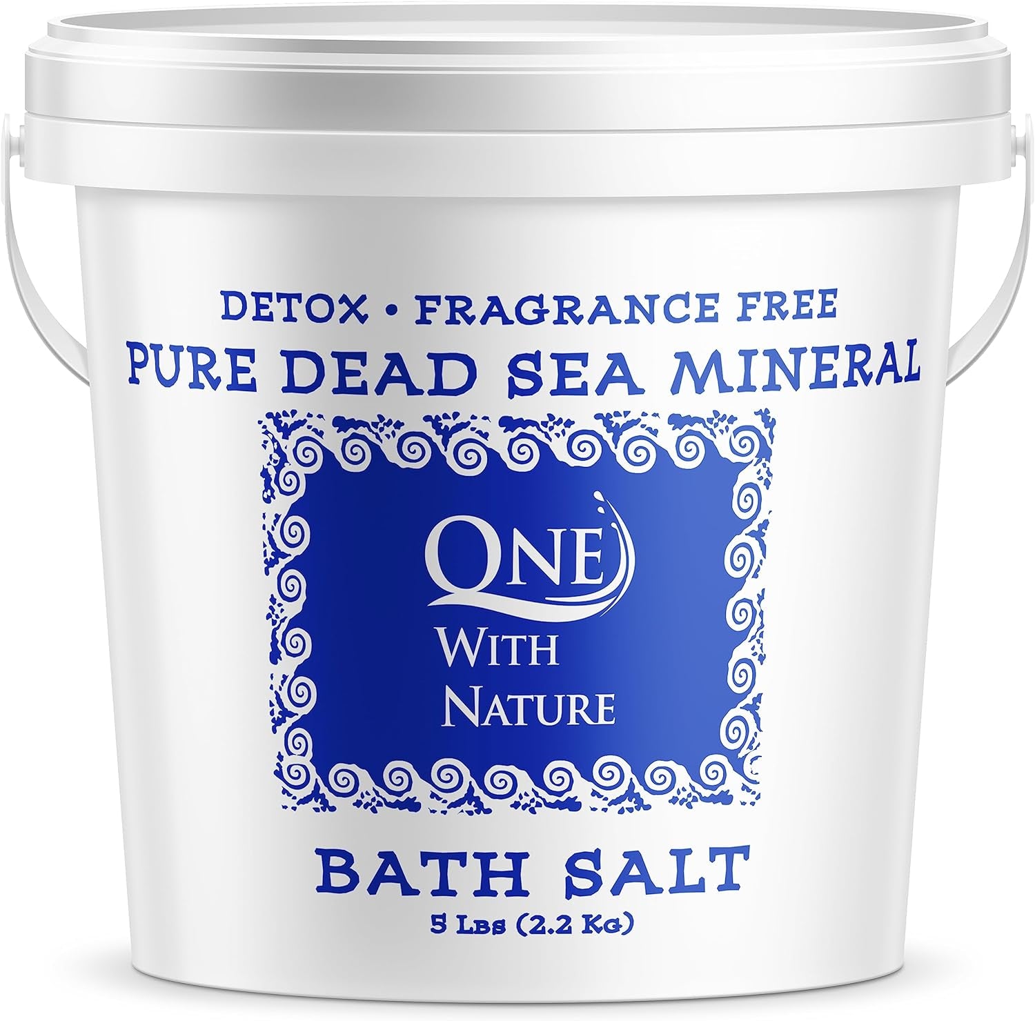 100% Pure Dead Sea Salt for Bath, 5Lb Unscented. Dead Sea Salt Is High in Essential Minerals, Such as Magnesium, Sulfur, Zinc, Potassium. Exfoliates, Nourishes Skin, Helps Restore Ph