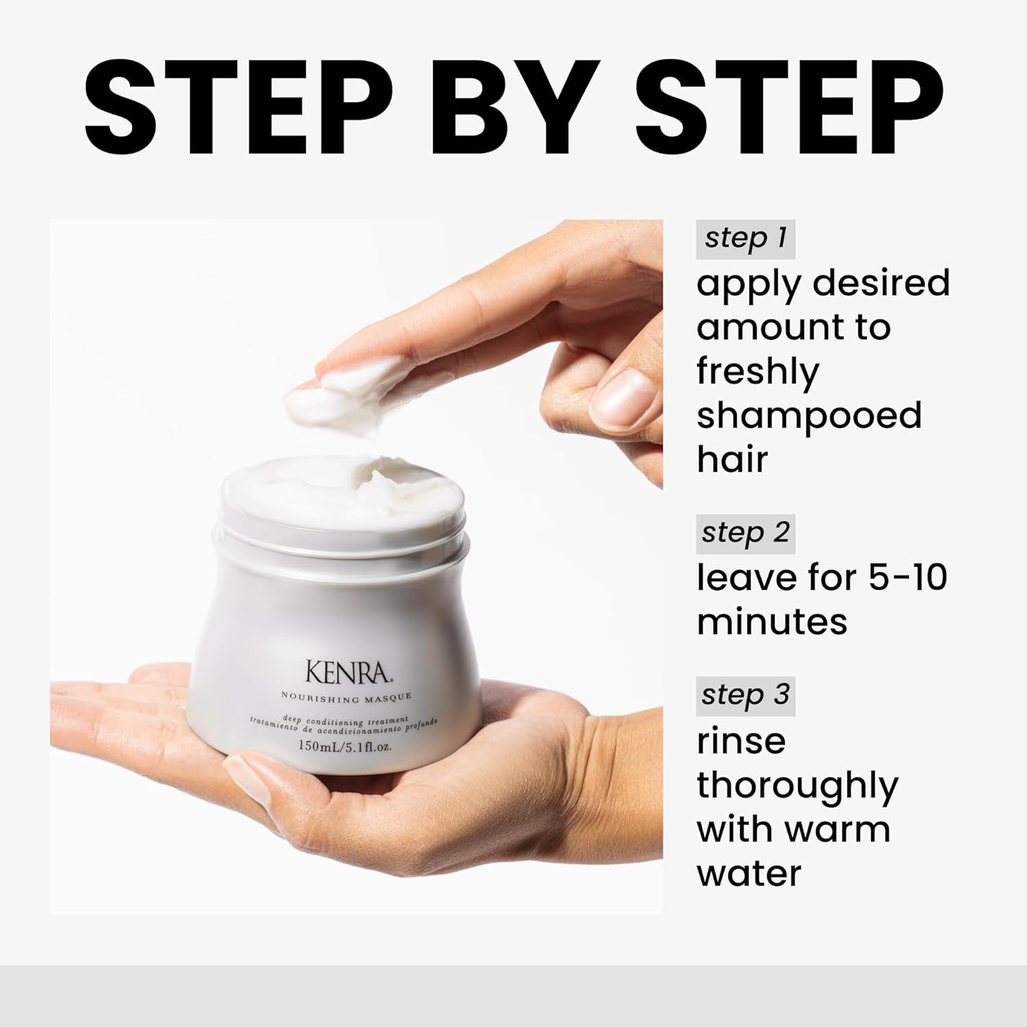 Kenra Nourishing Masque | Deep Conditioning Treatment | Replenishes Moisture & Conditions | Repairs & Rejuvenates Dry, Damaged Hair | Provides Radiant Shine| All Hair Types