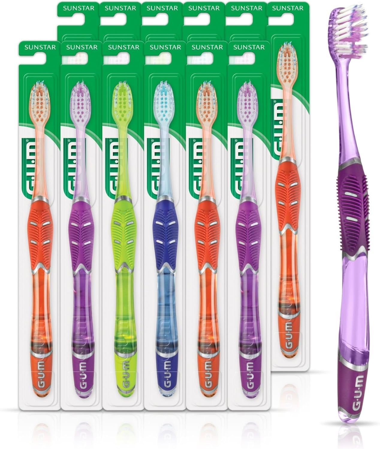 Technique Deep Clean Toothbrush - Compact Soft - Soft Toothbrushes for Adults with Sensitive s - Extra Fine Bristles, 1Ct (12Pk)