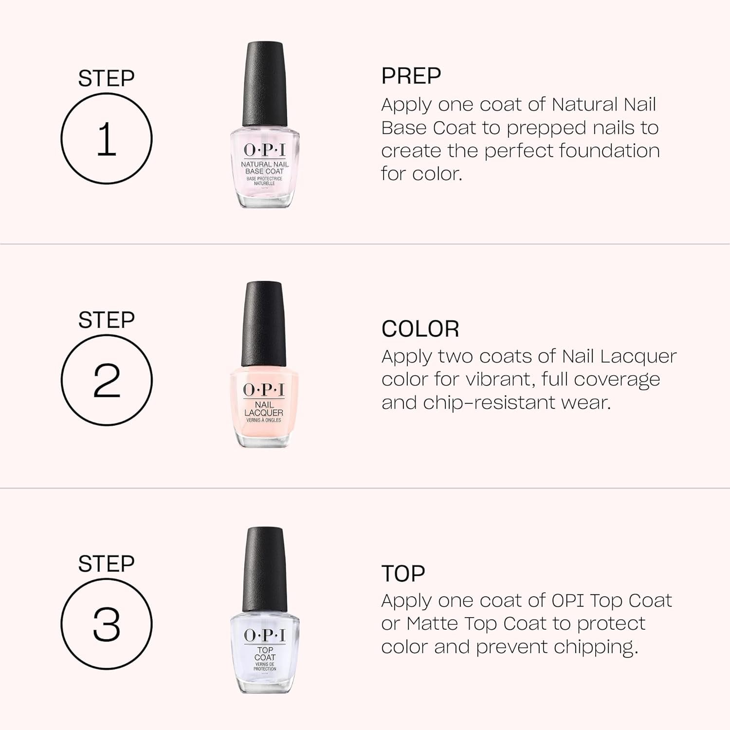 Nail Lacquer Base Coat | Clear Nail Polish Base Coat |Chip Resistant, Protects Nails, Prevents Discoloration