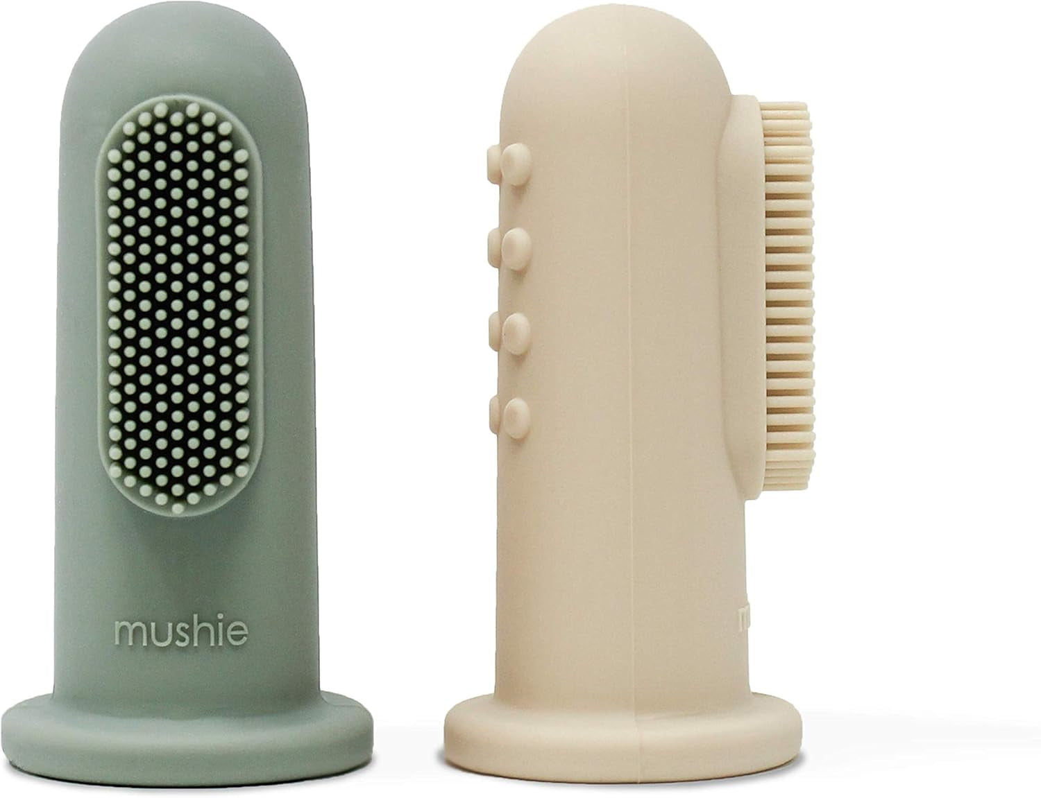 Baby Finger Toothbrush (Cambridge Blue/Shifting Sand) 2-Pack