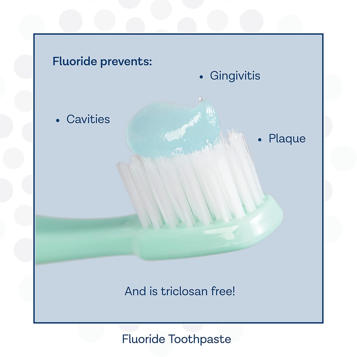 ® Mint Fluoride Toothpaste Gel, ADA Approved, Prevents Cavities, Gingivitis, and Plaque, Pack of 3