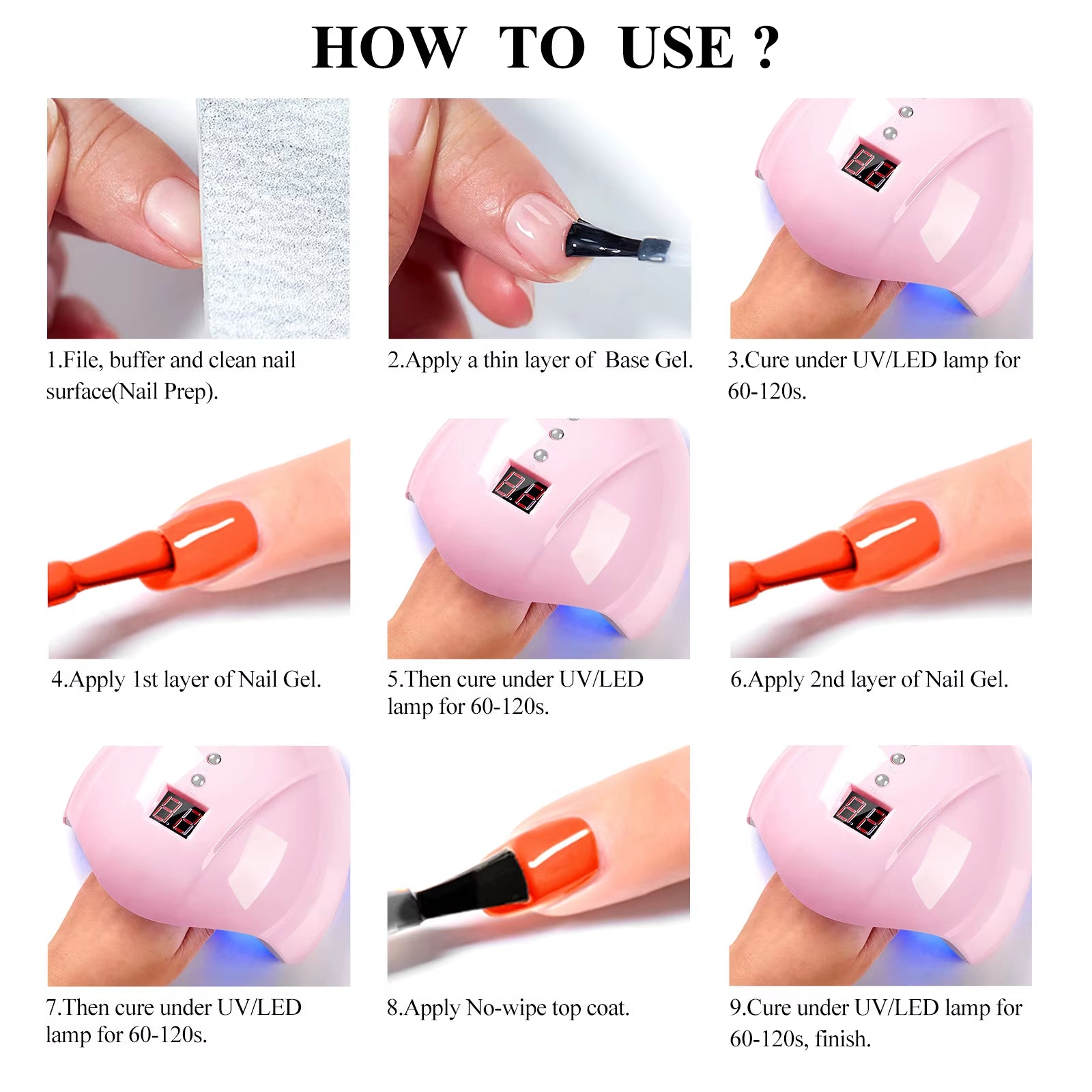 7Pc Nail Gel Polish Set DIY Nail Art Design All for Decoration Soak off UV Gel Long Lasting Manicure Painting Gel Vernis Kits