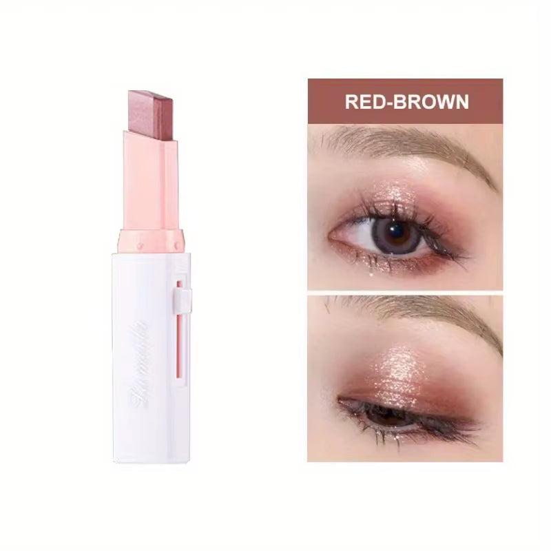 Two Color Gradient Eye Shadow Stick Three Dimensional Natural without Taking off Makeup