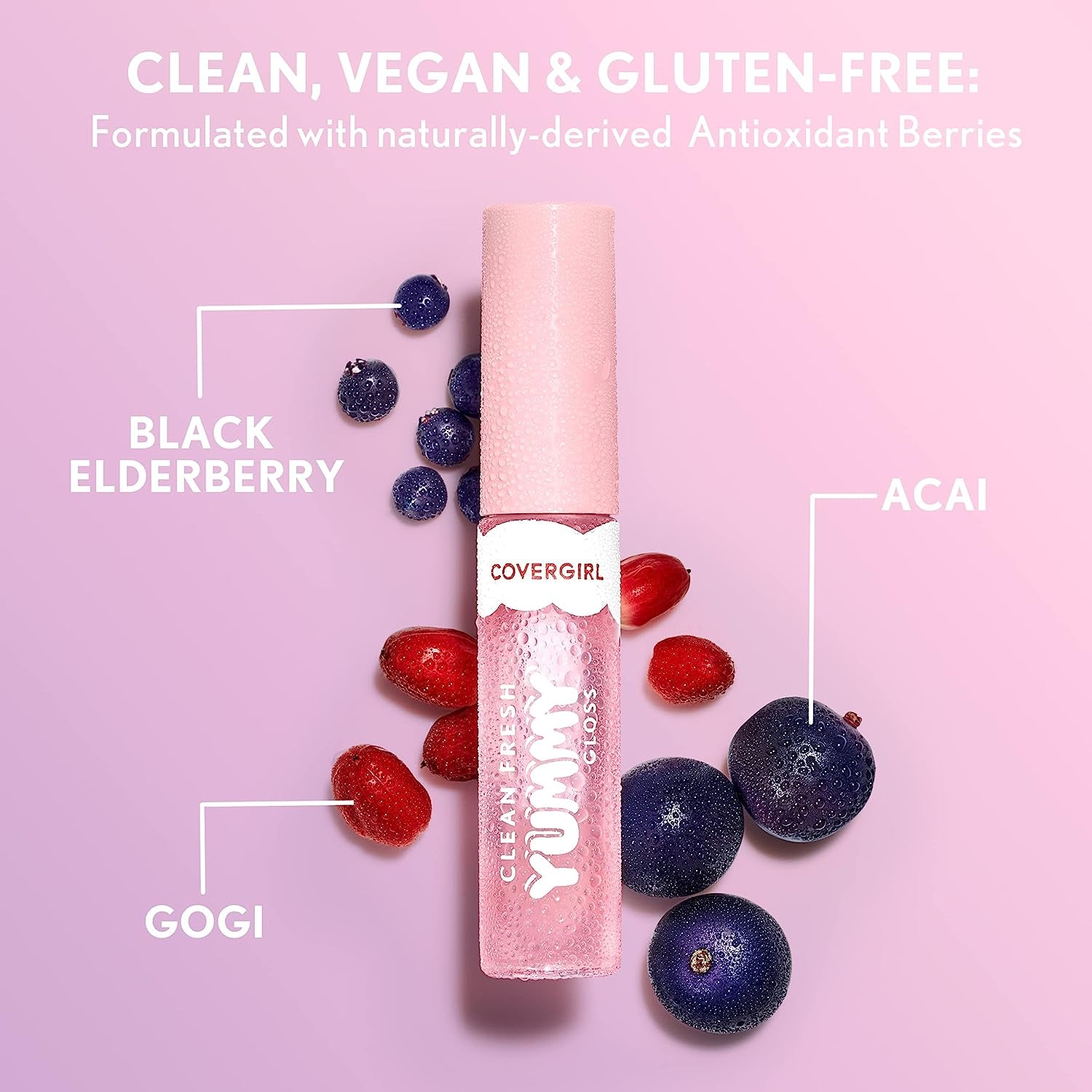 Clean Fresh Yummy Lip Gloss, Sheer, Natural Scents, Vegan Formula - Havana Good Time