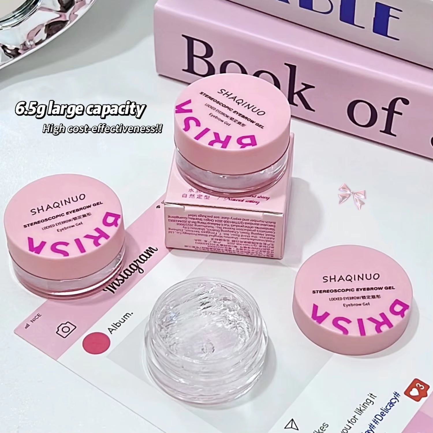 Three-Dimensional Eyebrow Shaping Soap Eyebrow Gel Gel Texture Creates Natural Eyebrows Styling