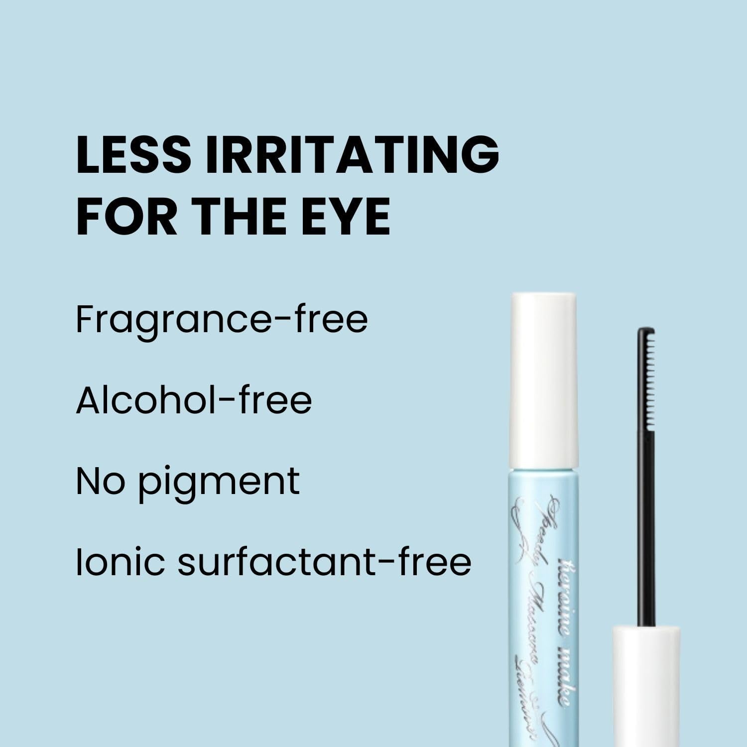 by Kissme Speedy Mascara Remover, Gentle Eye Makeup Remover for Waterproof Mascara, Fast-Acting & Non-Irritating Cleanser, Removes Stubborn Eye Makeup, 0.22 Fl Oz