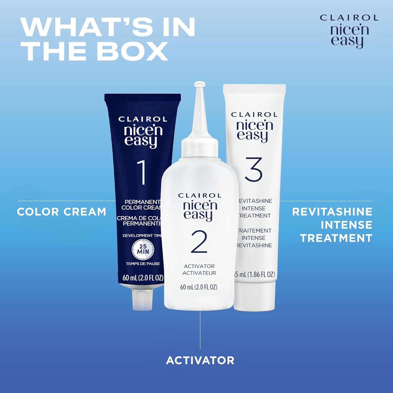 Nice'N Easy Permanent Hair Dye, 2BB Blue Black Hair Color, Pack of 1