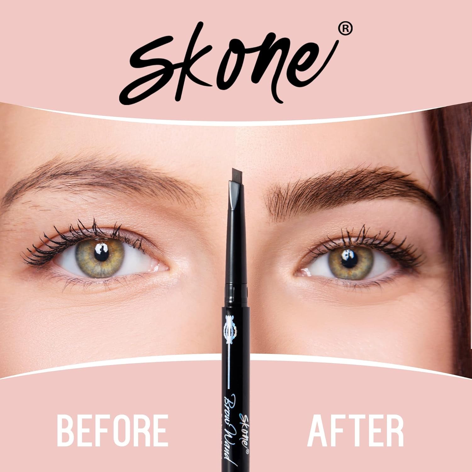 Cosmetics the Original Brow Wand Eyebrow Pencil with Brush - Dual-Sided Retractable Waterproof Long-Lasting Brown Eye Brow Pencils for Women with Sleek Eyebrows - Chocolate for Brunettes