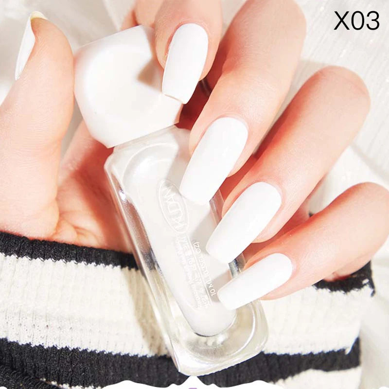 10Ml Colorful Water-Based Peel off Nail Polish No Need Lamp Red Pink Glitter Nails Art All for Manicure Nail Aupplies Varnish