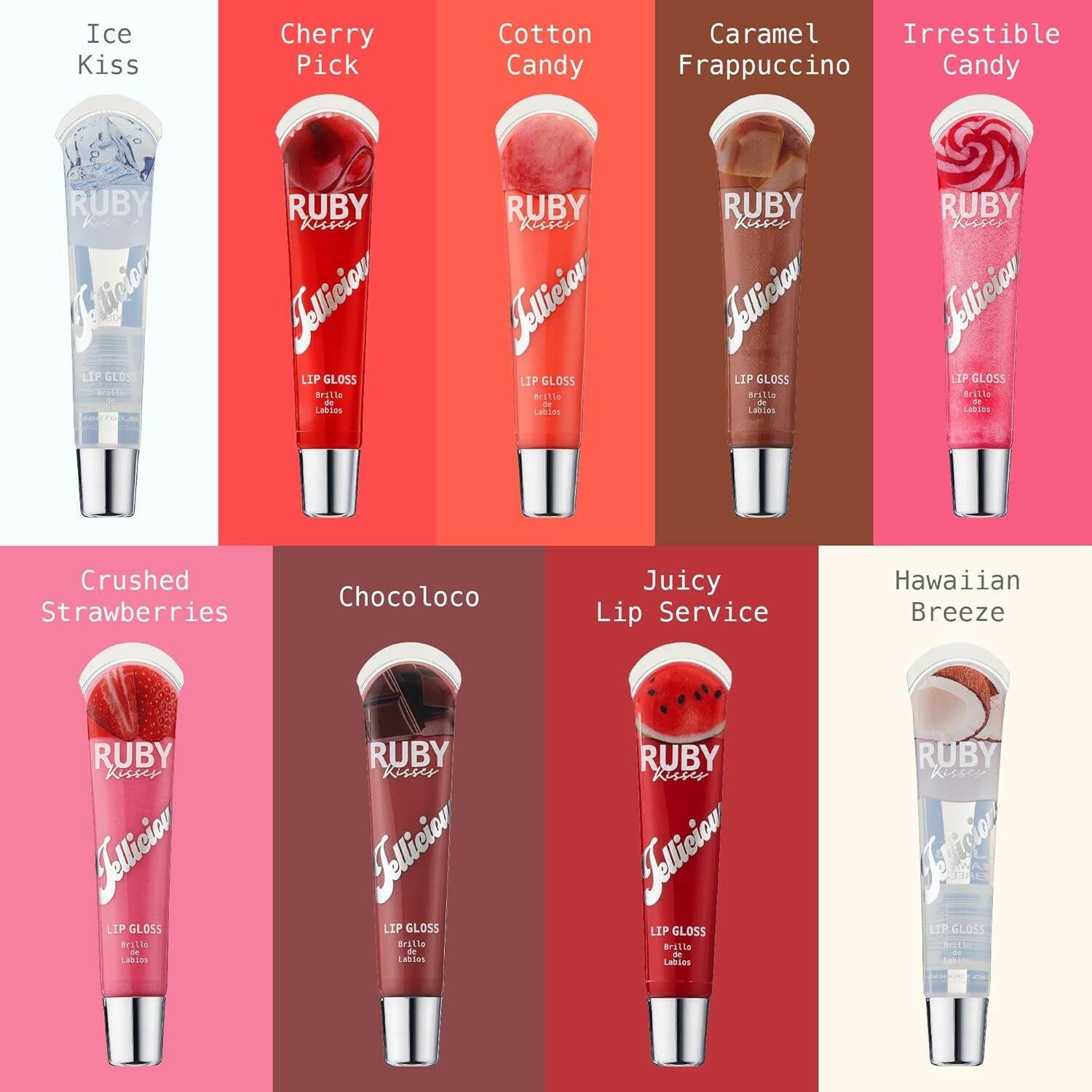 Jellicious Mouth Watering Lip Gloss (JLG01&JLG04&JLG05)