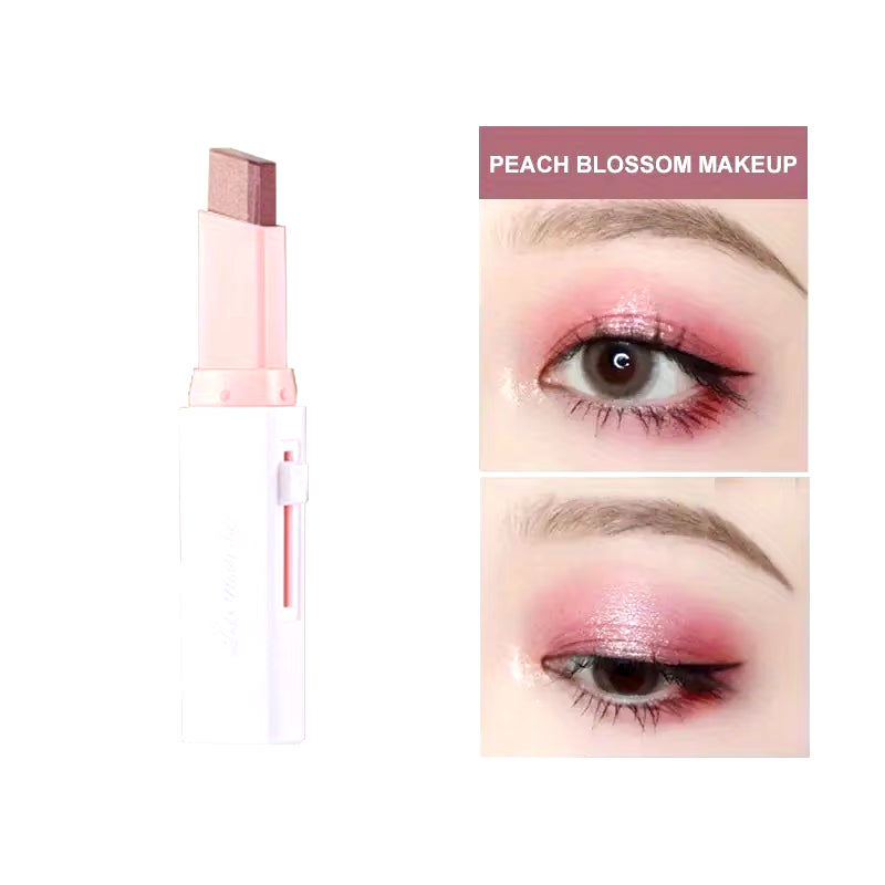Two Color Gradient Eye Shadow Stick Three Dimensional Natural without Taking off Makeup