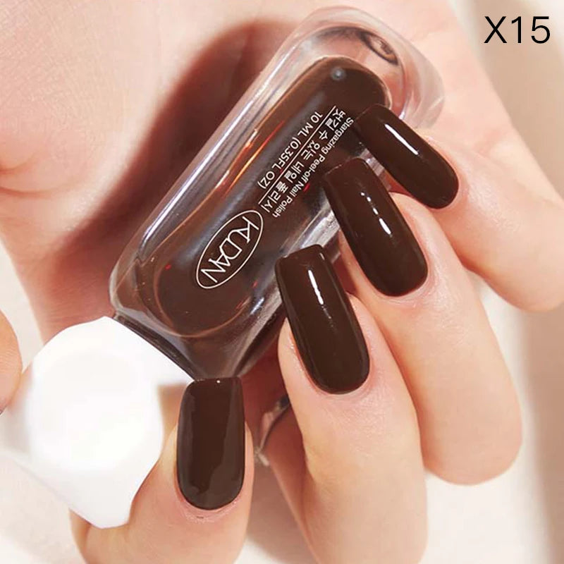 10Ml Colorful Water-Based Peel off Nail Polish No Need Lamp Red Pink Glitter Nails Art All for Manicure Nail Aupplies Varnish