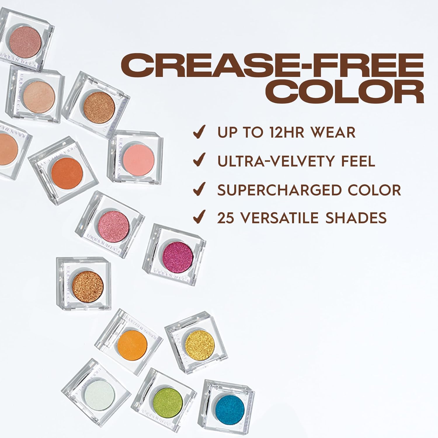 24/7 Longwear Eyeshadow Single, High-Pigment Eye Shadow Compact, Smooth & Blendable Colors, Crease-Free, Matte Satin Shimmer & Metallic Finishes - 0.06 Oz