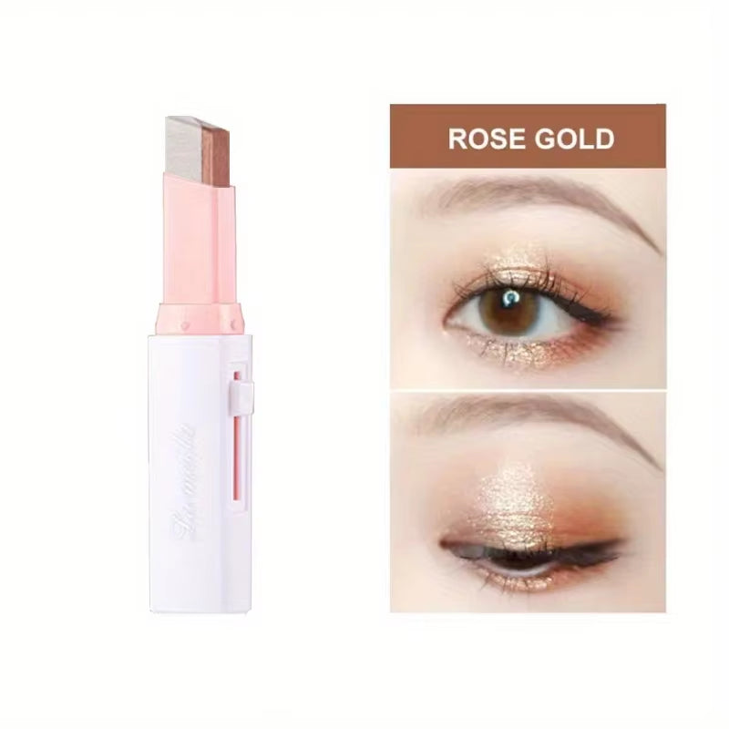 Two Color Gradient Eye Shadow Stick Three Dimensional Natural without Taking off Makeup