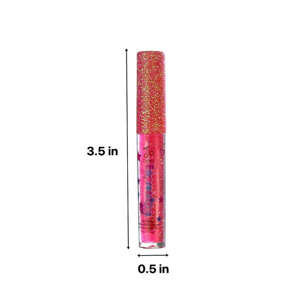7Pc Fruity Flavored Lip Gloss Set - Lip Gloss in Assorted Fruity Flavors, Non Toxic Makeup for Kids & Teens