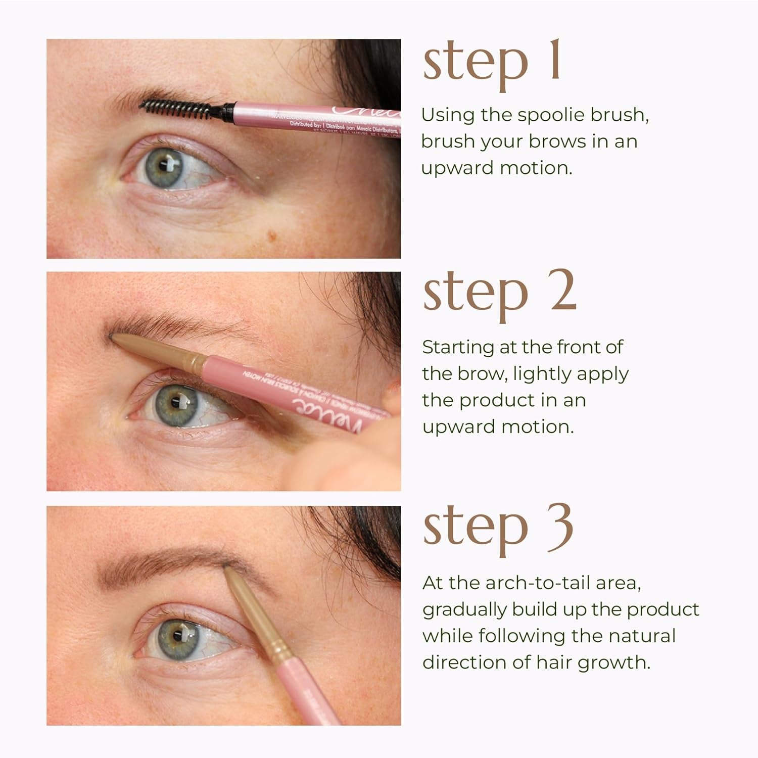 Eye Brow Pencil – Easy-To-Use Brow Definer for Shaping, Filling & Blending – Long-Wear Ebony Eyebrow Pencils for Women with Precise Tip (Ebony)