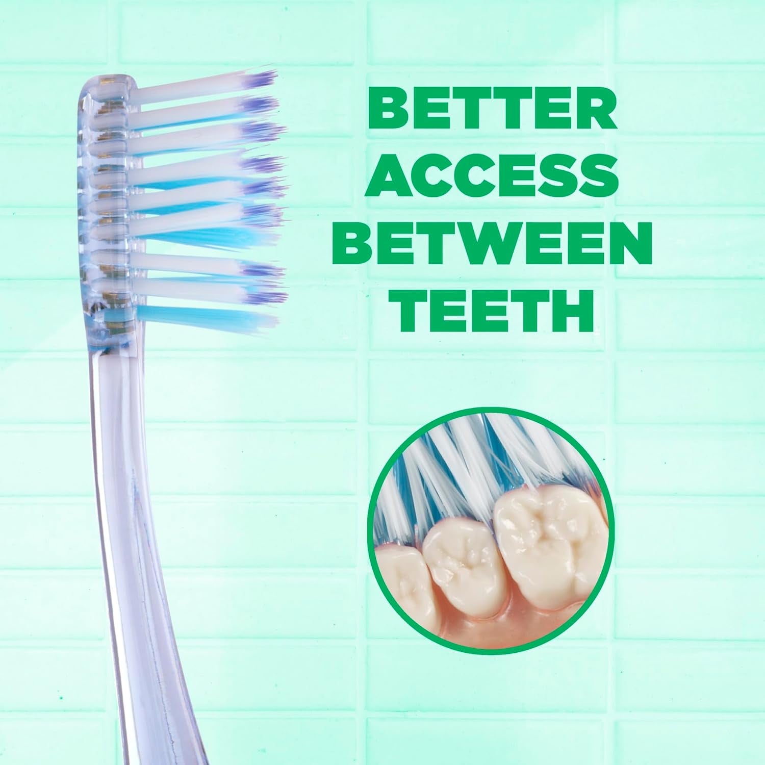 Technique Deep Clean Toothbrush - Compact Soft - Soft Toothbrushes for Adults with Sensitive s - Extra Fine Bristles, 1Ct (12Pk)