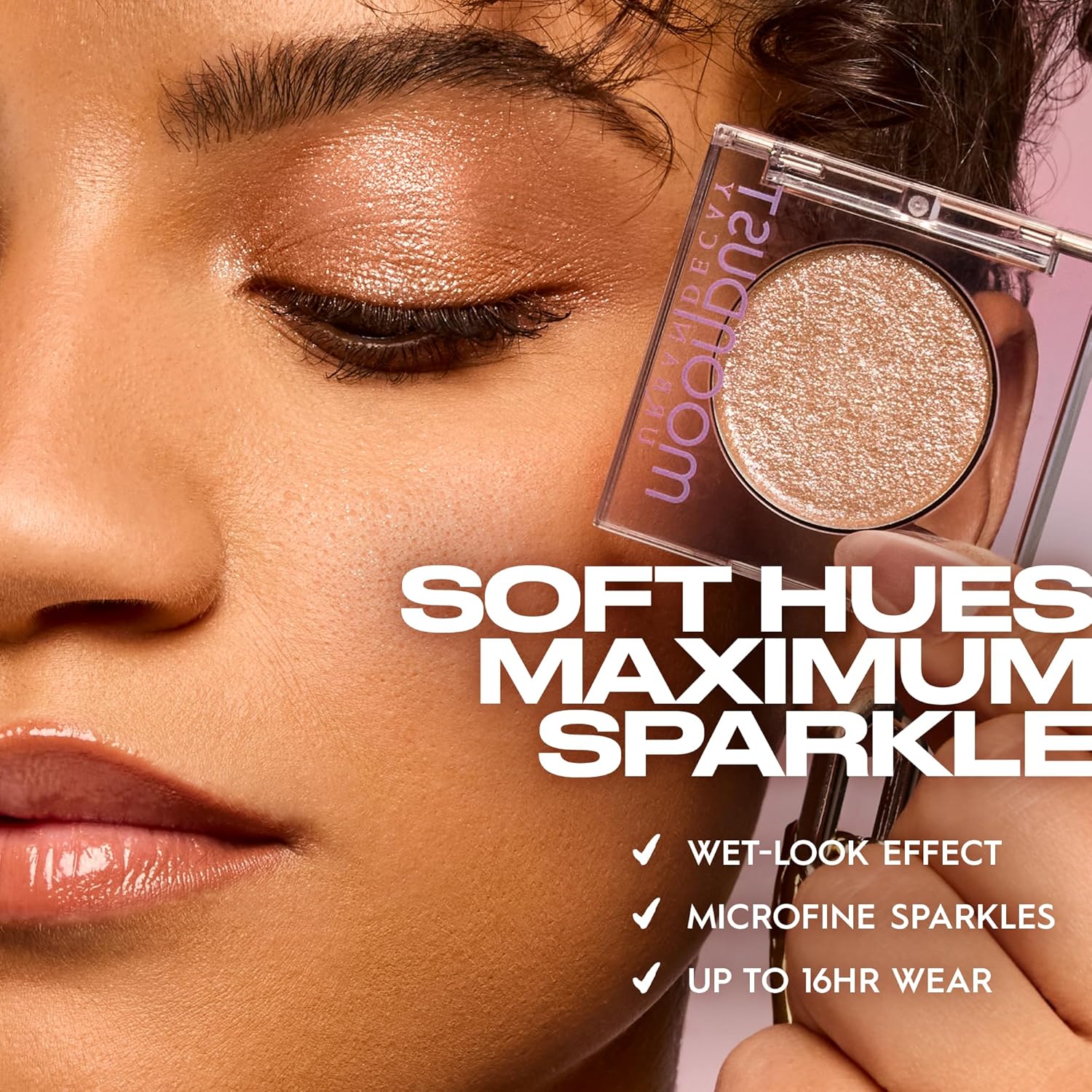 24/7 Moondust Glitter Eyeshadow Single, Buildable Sparkly Eye Glitter, Long-Lasting Shimmer Finish, Reflective Iridescent Eye Shadow Topper, Wet Look Effect - 0.06 Oz