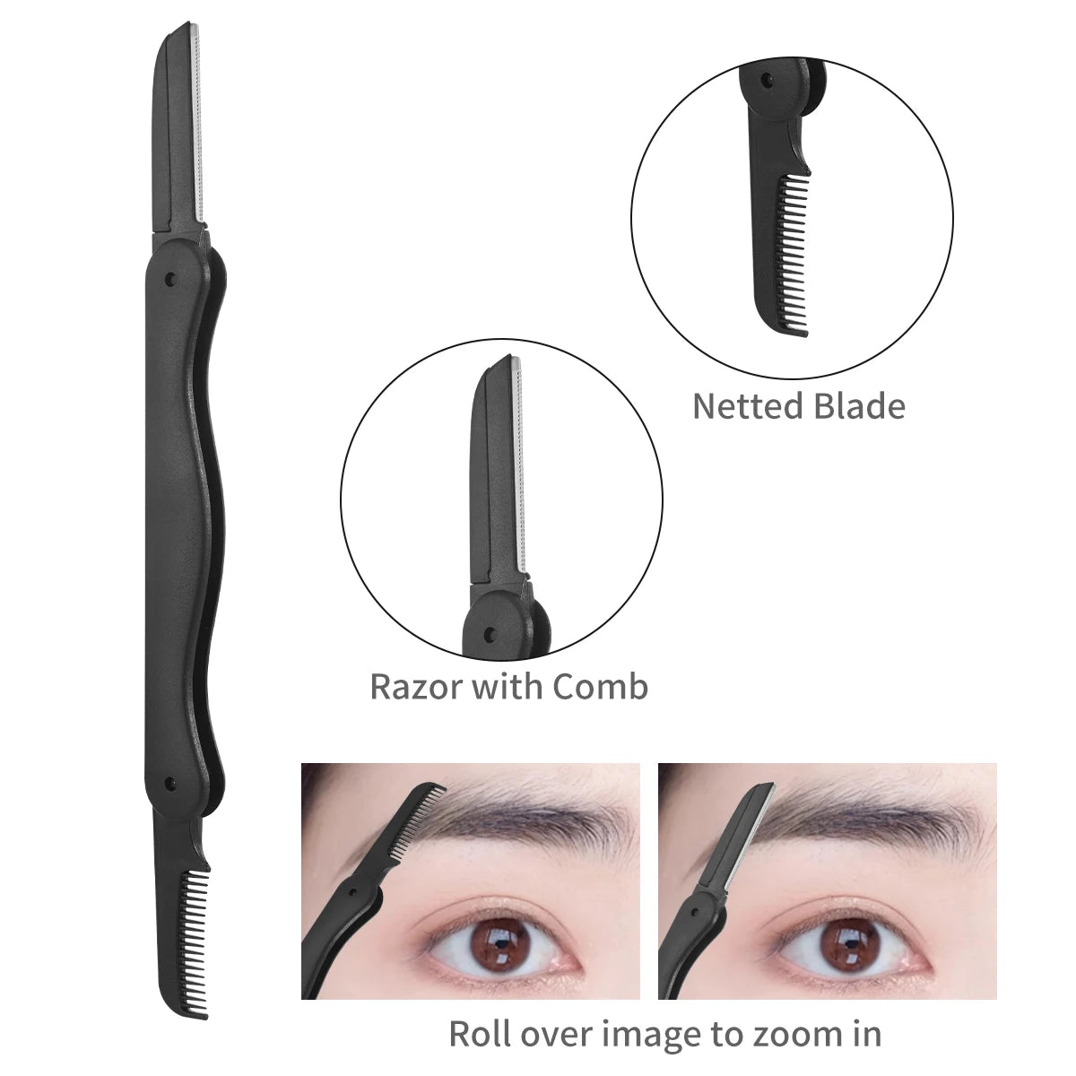 7/15/20Pcs Manicure Nail Clipper Set Stainless Steel Pedicure Scissors Grooming Tool for Beauty with Black Leather Travel Case