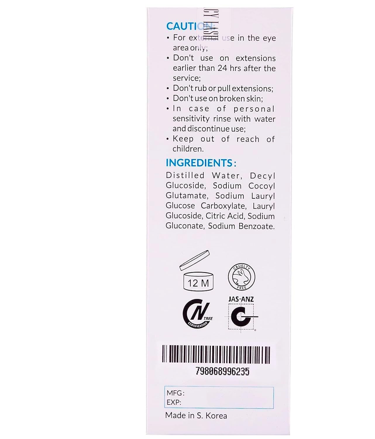 Lash Shampoo 100Ml+ Eyelash Growth Serum Cleaning Kit of Eye Makeup Remover (Cleanser) + Brush & Eyelash Serum for Eyelash Growth and Thickness