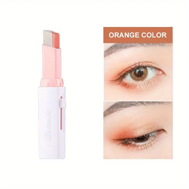 Two Color Gradient Eye Shadow Stick Three Dimensional Natural without Taking off Makeup