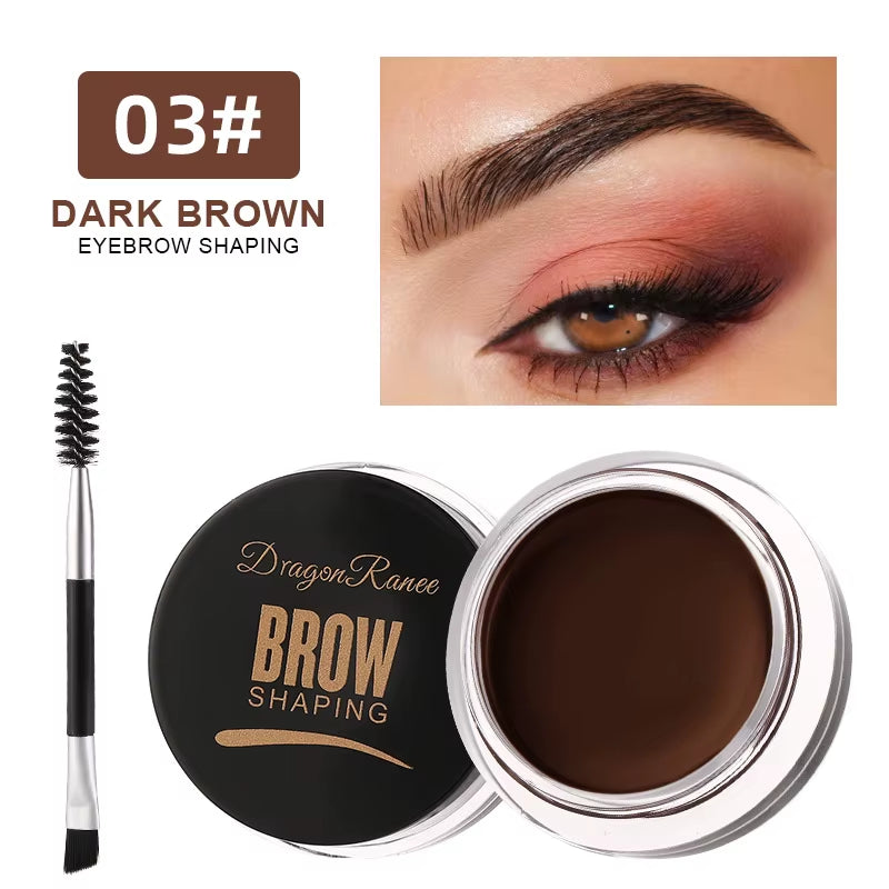 6Color Wild Eyebrow Styling Eyebrow Cream Styling Eyebrow Gel Soap Wax White Eyebrow Cream