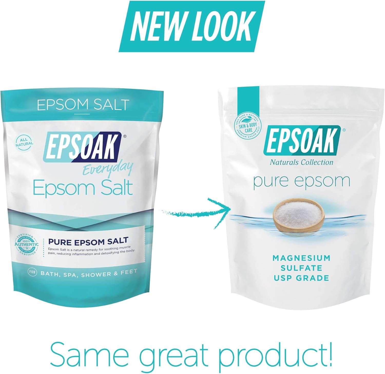 Epsom Salt 10 Lbs. (Qty. 2, 5 Lb. Bags) Magnesium Sulfate USP