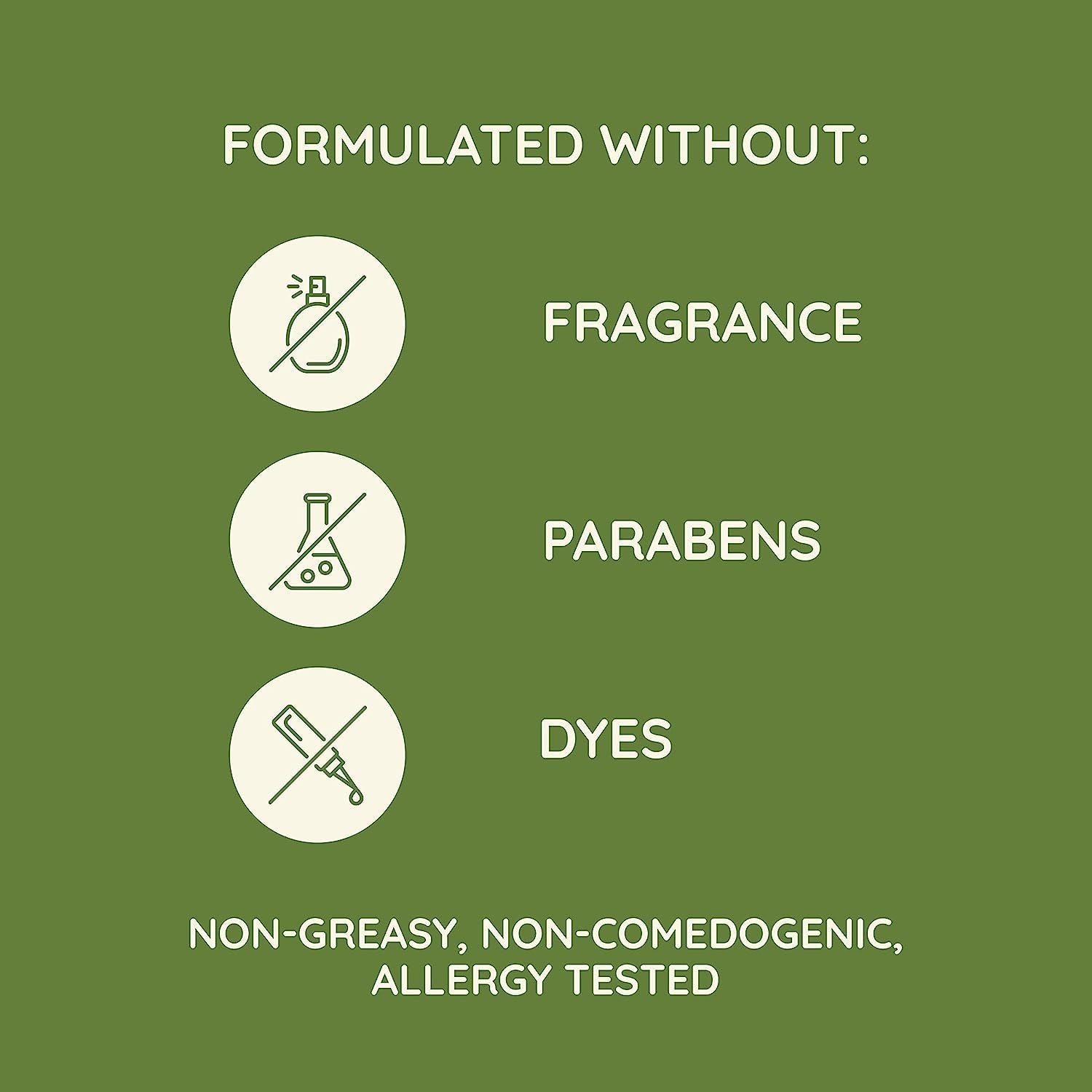 Daily Moisturizing Body Lotion for Dry & Sensitive Skin with Prebiotic Oat, Fragrance & Paraben Free, Non-Greasy, Non-Comedogenic, 48-Hour Moisturizer 18 Fl Oz