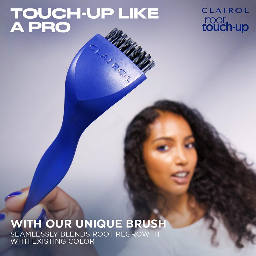 Root Touch-Up by Nice'N Easy Permanent Hair Dye, 2 Black Hair Color, Pack of 2