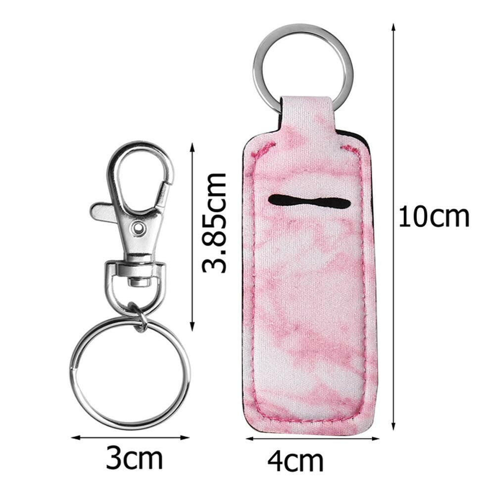 3 Pcs Marble Chapsticks Holder for Lipstick, Lip Balm Gloss, Stocking Stuffers Gift for Women (Pink, Blue, Grey)