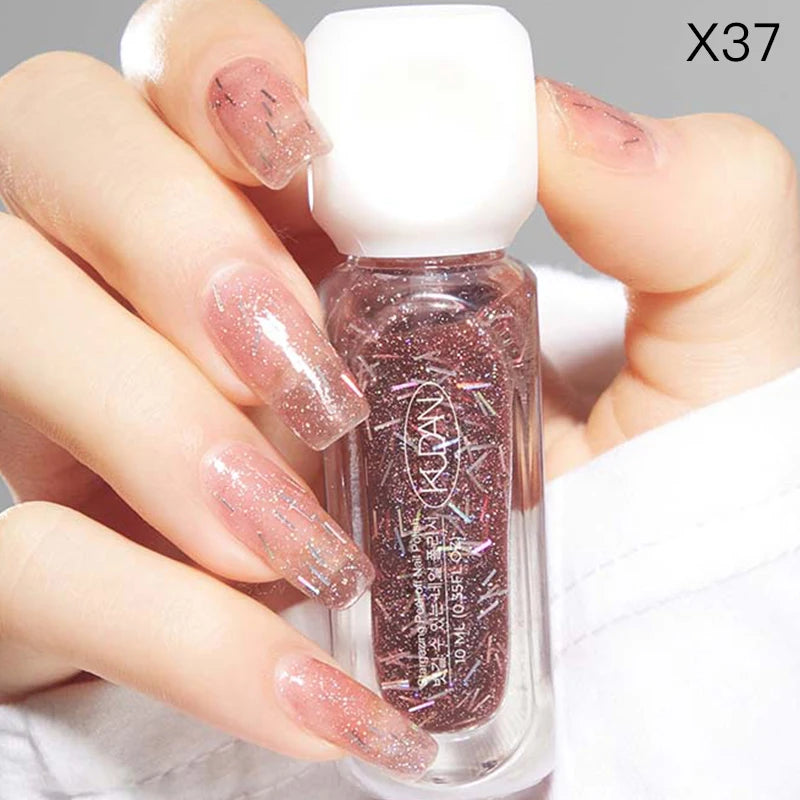 10Ml Colorful Water-Based Peel off Nail Polish No Need Lamp Red Pink Glitter Nails Art All for Manicure Nail Aupplies Varnish