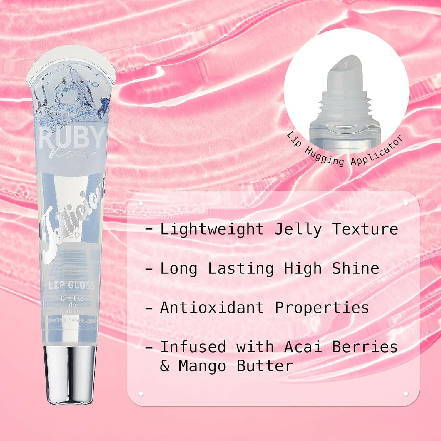 Jellicious Mouth Watering Lip Gloss (JLG01&JLG04&JLG05)